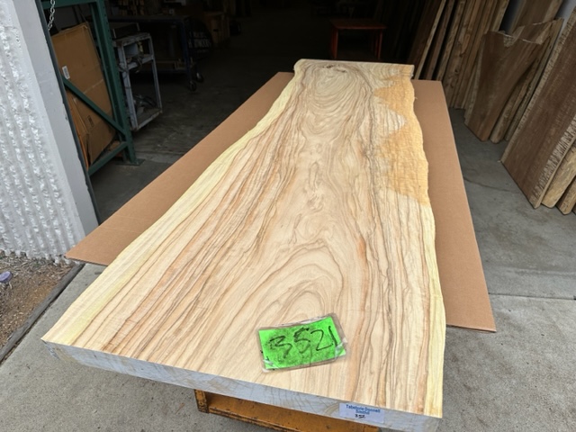 Primavera Slab Live Edge Sanded Tropical Exotic Hardwoods