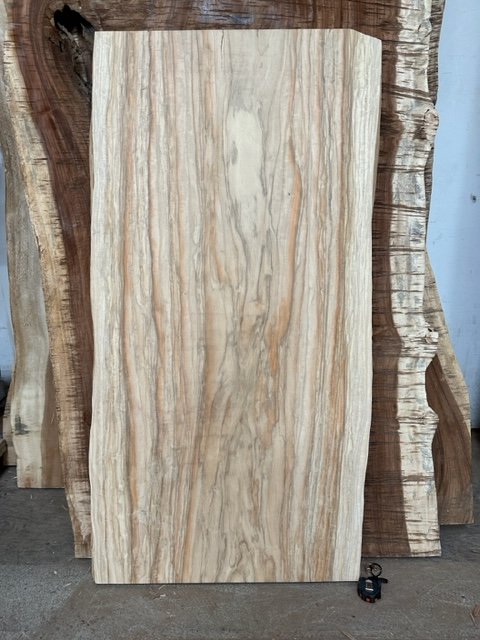 Primavera Slab 6B Live Edge SANDED Tropical Exotic Hardwoods